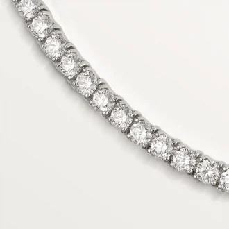 Lignes Essentielles halskæde, brillantslebne diamanter