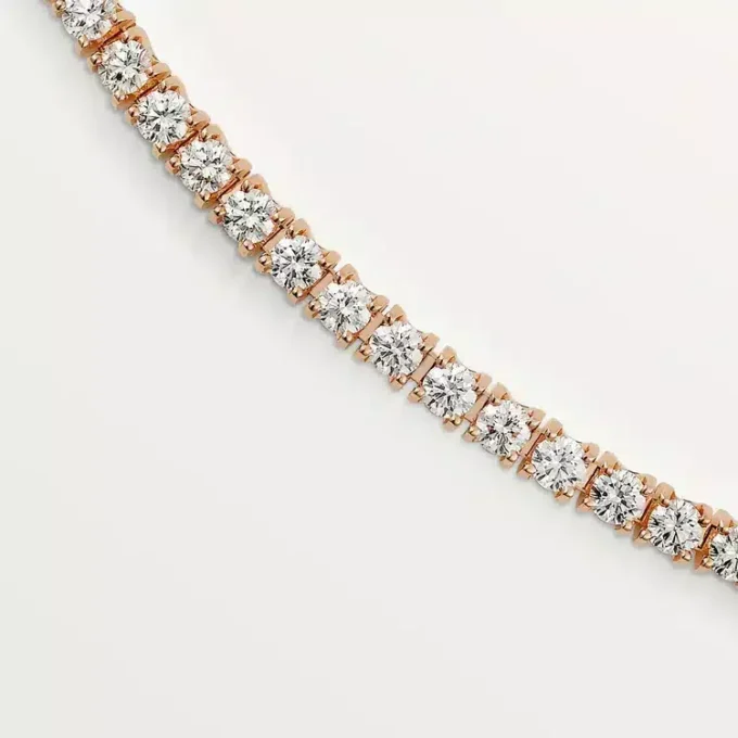 Lignes Essentielles halskæde, brillantslebne diamanter Lignes Essentielles halskæde, brillantslebne diamanter