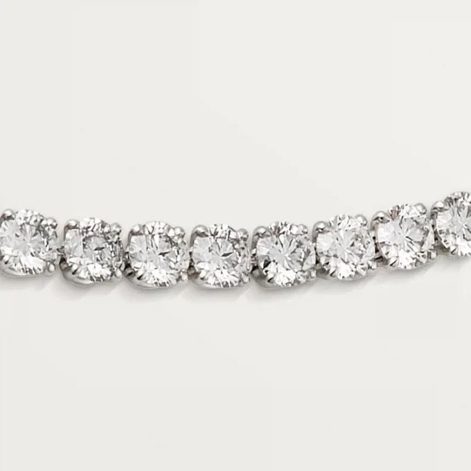 Lignes Essentielles halskæde, brillantslebne diamanter Lignes Essentielles halskæde, brillantslebne diamanter