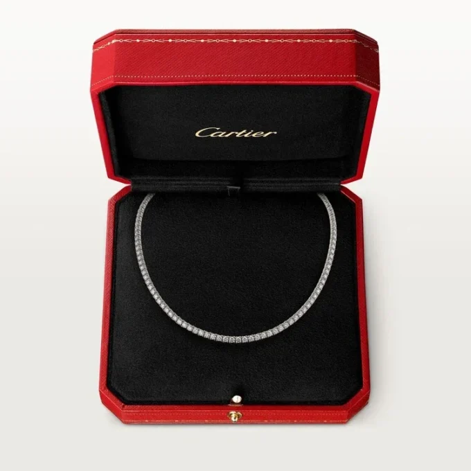 Lignes Essentielles halskæde, brillantslebne diamanter Lignes Essentielles halskæde, brillantslebne diamanter