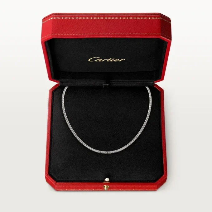 Lignes Essentielles halskæde, brillantslebne diamanter Lignes Essentielles halskæde, brillantslebne diamanter