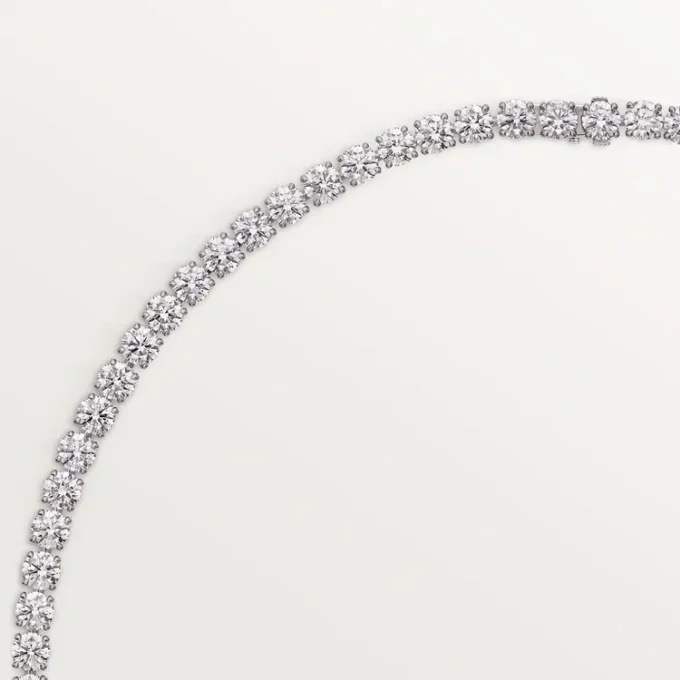 Lignes Essentielles halskæde, brillantslebne diamanter Lignes Essentielles halskæde, brillantslebne diamanter