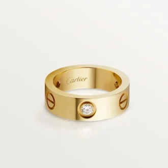Love 3 diamantring – gult guld, klassisk model | Cartier Us