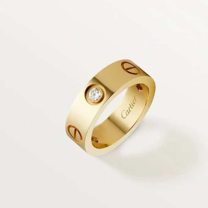 Love 3 diamantring – gult guld, klassisk model | Cartier Us Love 3 diamantring – gult guld, klassisk model | Cartier Us