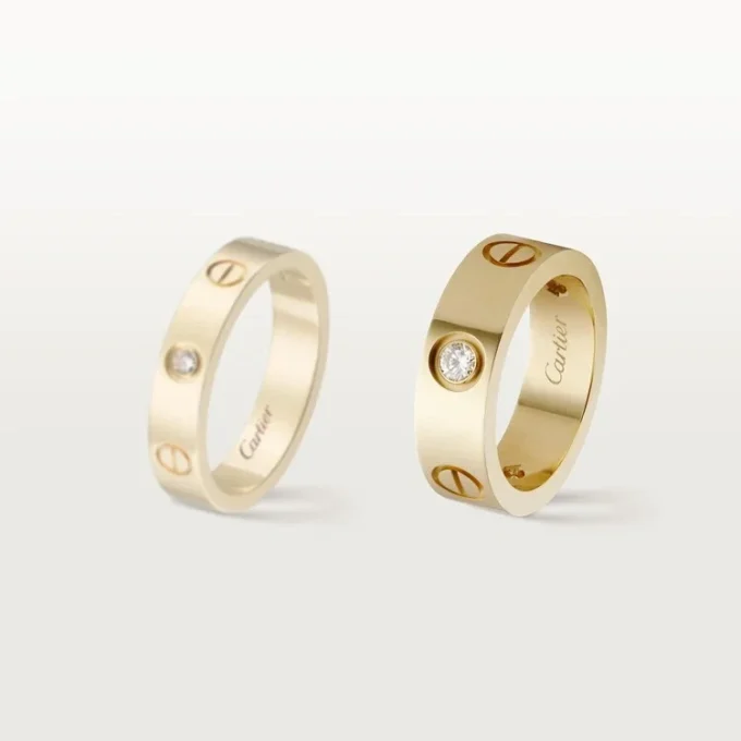 Love 3 diamantring – gult guld, klassisk model | Cartier Us Love 3 diamantring – gult guld, klassisk model | Cartier Us