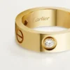 Love 3 diamantring – gult guld, klassisk model | Cartier Us Love 3 diamantring – gult guld, klassisk model | Cartier Us