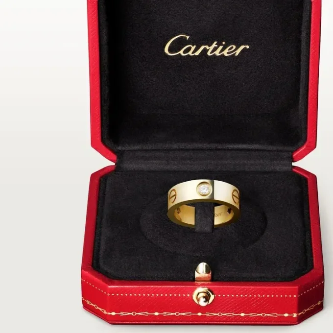 Love 3 diamantring – gult guld, klassisk model | Cartier Us Love 3 diamantring – gult guld, klassisk model | Cartier Us