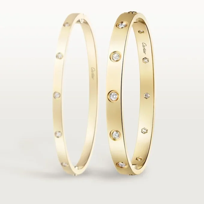 Love-armbånd, klassisk model, 10 diamanter Love-armbånd, klassisk model, 10 diamanter