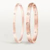 Love-armbånd, klassisk model, 10 diamanter Love-armbånd, klassisk model, 10 diamanter