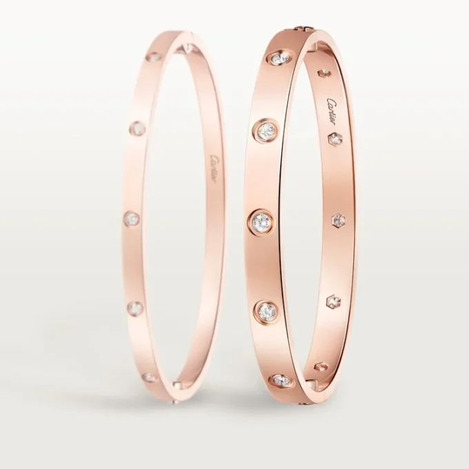 Love-armbånd, klassisk model, 10 diamanter Love-armbånd, klassisk model, 10 diamanter
