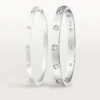 Love-armbånd, klassisk model, 10 diamanter Love-armbånd, klassisk model, 10 diamanter