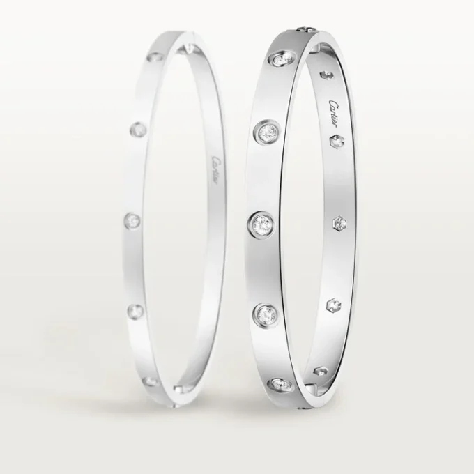 Love-armbånd, klassisk model, 10 diamanter Love-armbånd, klassisk model, 10 diamanter