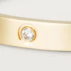 Love-armbånd, klassisk model, 4 diamanter Love-armbånd, klassisk model, 4 diamanter