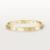 Love-armbånd, klassisk model, børstet, 4 diamanter Love-armbånd, klassisk model, børstet, 4 diamanter