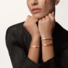 Love-armbånd, klassisk model, børstet, 4 diamanter Love-armbånd, klassisk model, børstet, 4 diamanter