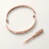 Love-armbånd, klassisk model, børstet, 4 diamanter Love-armbånd, klassisk model, børstet, 4 diamanter