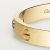 Love-armbånd, klassisk model, børstet, 4 diamanter Love-armbånd, klassisk model, børstet, 4 diamanter