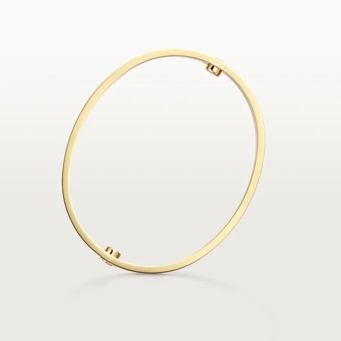 Love-armbånd, klassisk model, børstet, 4 diamanter Love-armbånd, klassisk model, børstet, 4 diamanter