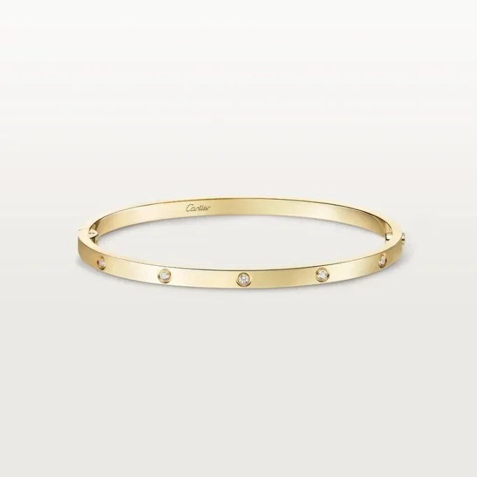 Love-armbånd, lille model, 10 diamanter Love-armbånd, lille model, 10 diamanter
