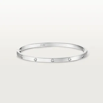 Love-armbånd, lille model, 10 diamanter