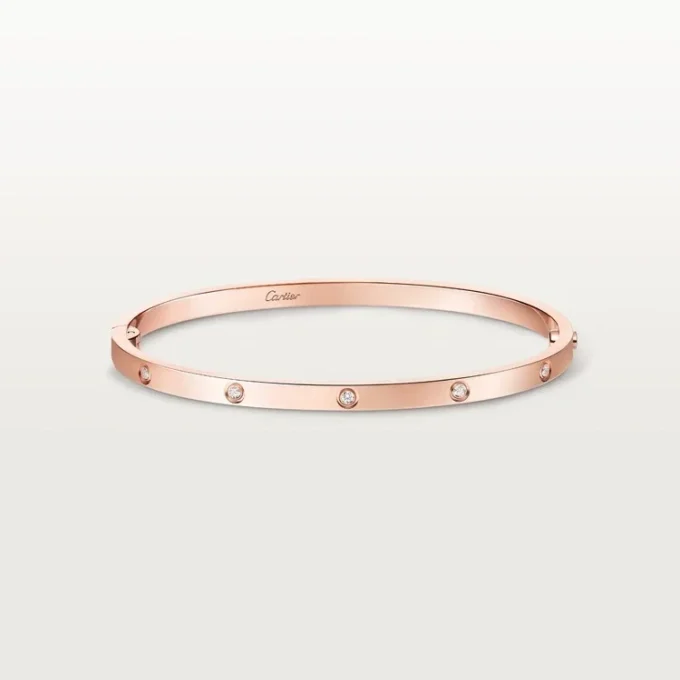 Love-armbånd, lille model, 10 diamanter Love-armbånd, lille model, 10 diamanter