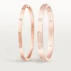 Love-armbånd, lille model, 10 diamanter Love-armbånd, lille model, 10 diamanter