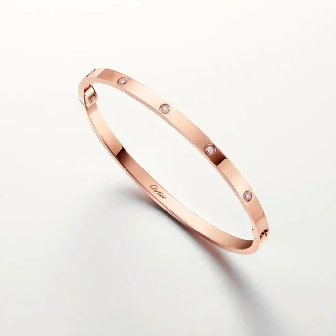 Love-armbånd, lille model, 10 diamanter Love-armbånd, lille model, 10 diamanter