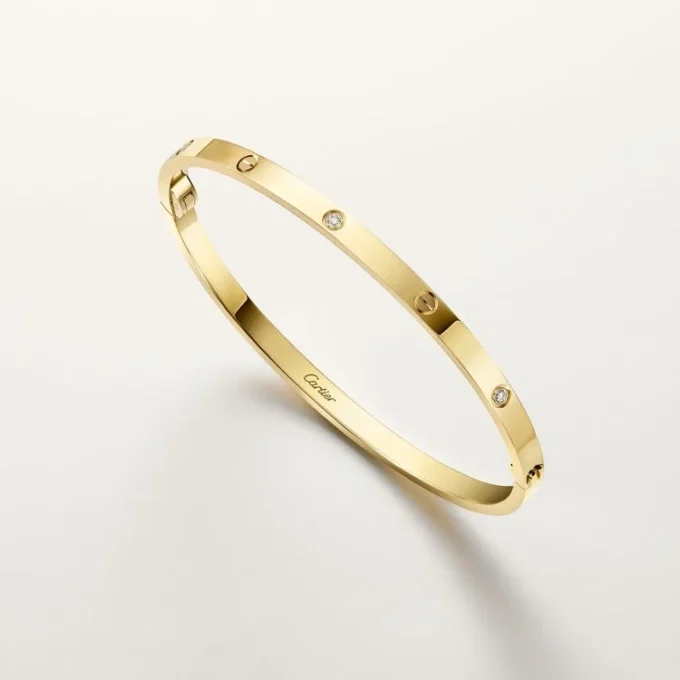 Love-armbånd, lille model, 6 diamanter Love-armbånd, lille model, 6 diamanter