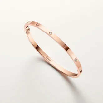 Love-armbånd, lille model, 6 diamanter