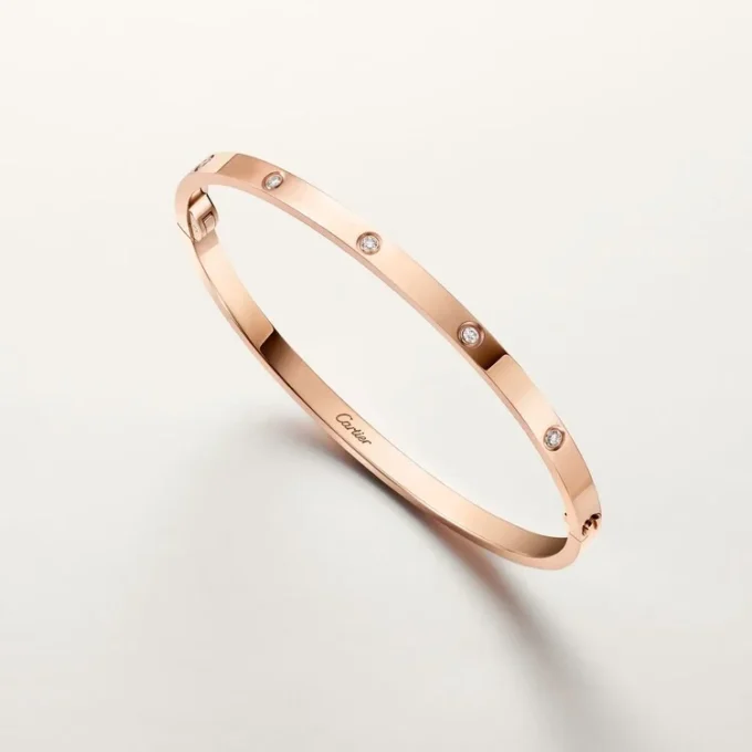 Love-armbånd, lille model, 6 diamanter Love-armbånd, lille model, 6 diamanter