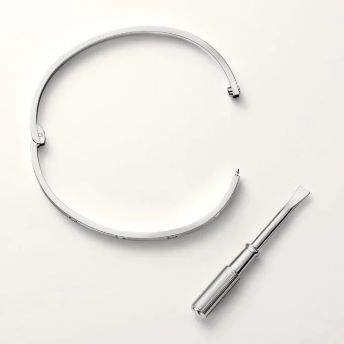 Love-armbånd, lille model, 6 diamanter Love-armbånd, lille model, 6 diamanter