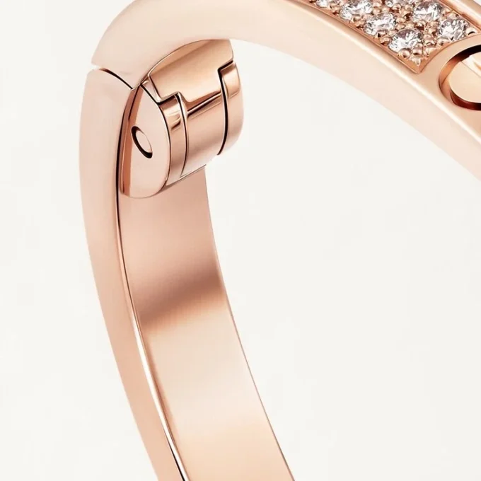 Love-armbånd, lille model, pavé Love-armbånd, lille model, pavé