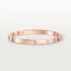 Love-armbånd, mellemstort model, 4 diamanter Love-armbånd, mellemstort model, 4 diamanter