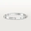 Love-armbånd, mellemstort model, 4 diamanter Love-armbånd, mellemstort model, 4 diamanter
