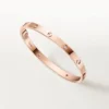 Love-armbånd, mellemstort model, 4 diamanter Love-armbånd, mellemstort model, 4 diamanter