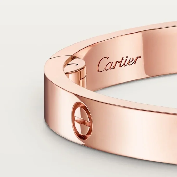 Love-armbånd, mellemstort model, 4 diamanter Love-armbånd, mellemstort model, 4 diamanter