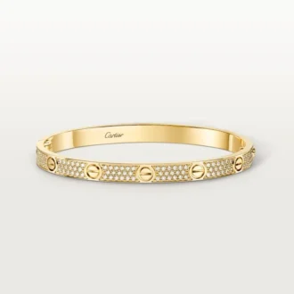 Love-armbånd, mellemstort model, pavé