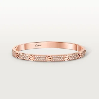 Love-armbånd, mellemstort model, pavé