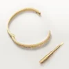 Love-armbånd, mellemstort model, pavé Love-armbånd, mellemstort model, pavé