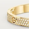 Love-armbånd, mellemstort model, pavé Love-armbånd, mellemstort model, pavé