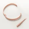 Love-armbånd, mellemstort model, pavé Love-armbånd, mellemstort model, pavé