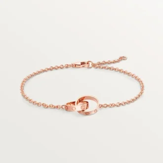 Love-armbånd, på kæde
