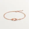 Love-armbånd, på kæde, 2 diamanter Love-armbånd, på kæde, 2 diamanter