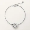 Love-armbånd, på kæde, halvt pavé Love-armbånd, på kæde, halvt pavé