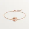 Love-armbånd, på kæde, pavé Love-armbånd, på kæde, pavé