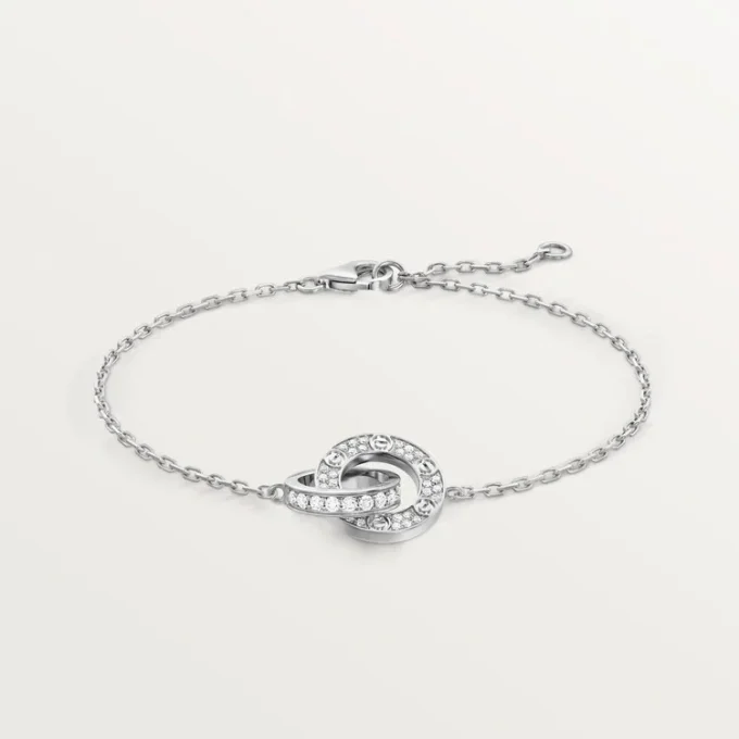 Love-armbånd, på kæde, pavé Love-armbånd, på kæde, pavé