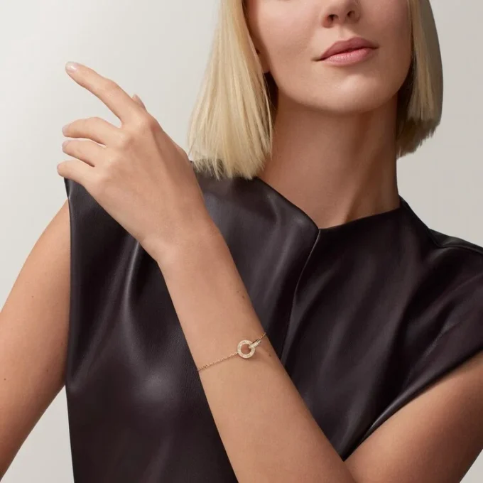 Love-armbånd, på kæde, pavé Love-armbånd, på kæde, pavé