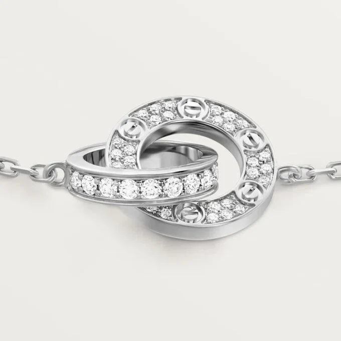 Love-armbånd, på kæde, pavé Love-armbånd, på kæde, pavé
