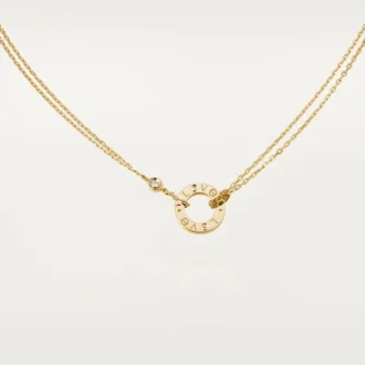 Love diamanthalskæde, gult guld | Cartier Us