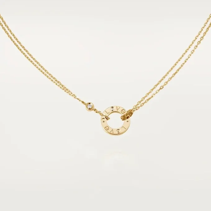 Love diamanthalskæde, gult guld | Cartier Us Love diamanthalskæde, gult guld | Cartier Us